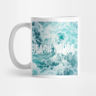 Beach House Ocean Sea Waves Mug